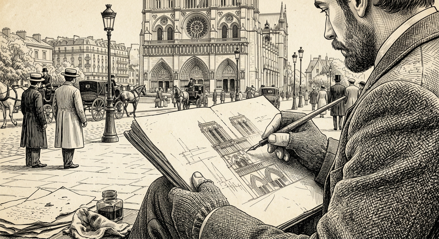 Convert entire image to pen and ink sketch